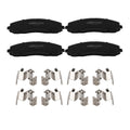 Set of 4 Front Brake Pads for Ford F-250 F-350 Super Duty (2013–2024)