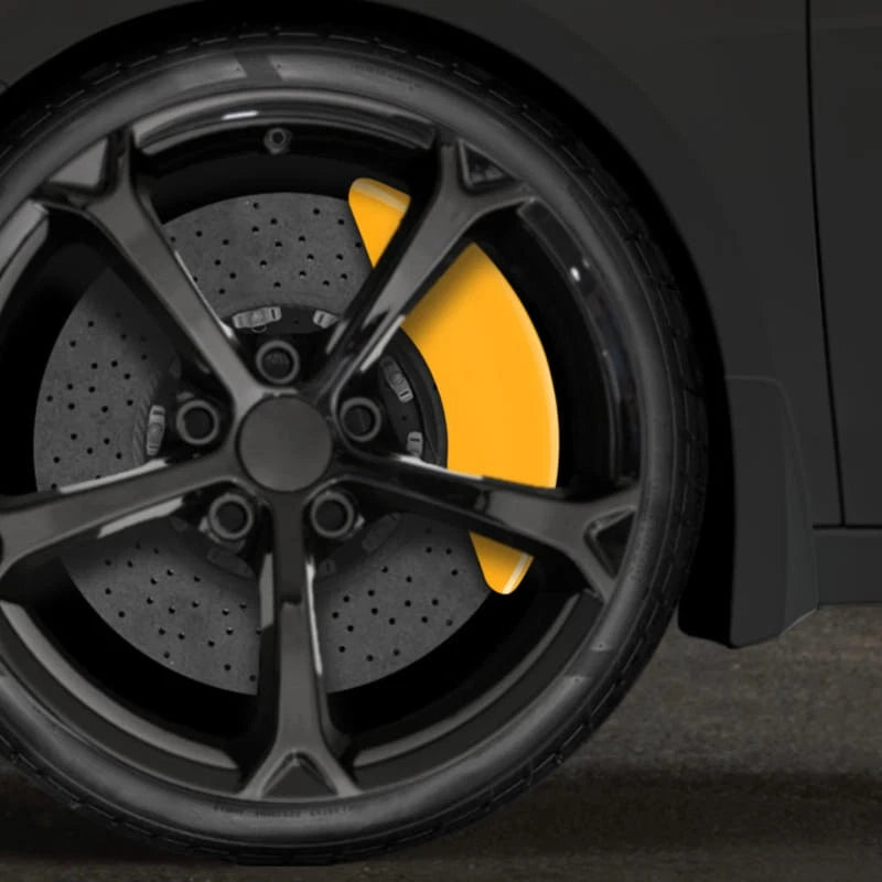 Classic Yellow MGP Caliper Covers Set of 4 for 2007-2016 GMC Acadia