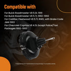 Vacuum Brake Booster for Chevrolet Caprice 4.3L/5.0L/5.7L (1991–1993) 54-71076