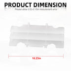 2X Radiator Louver Guard for Honda CR125R (1992–1997) - White