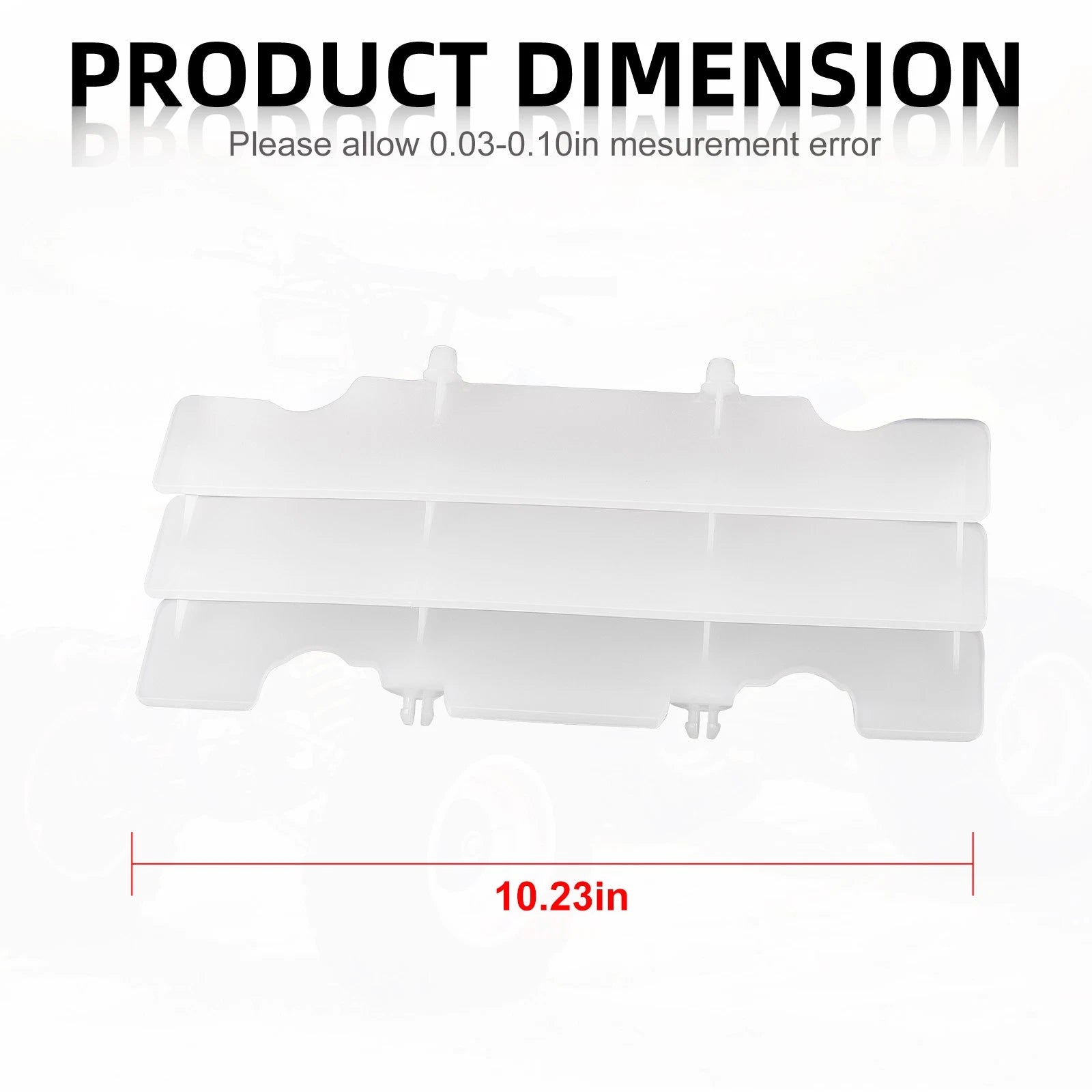 2X Radiator Louver Guard for Honda CR125R (1992–1997) - White