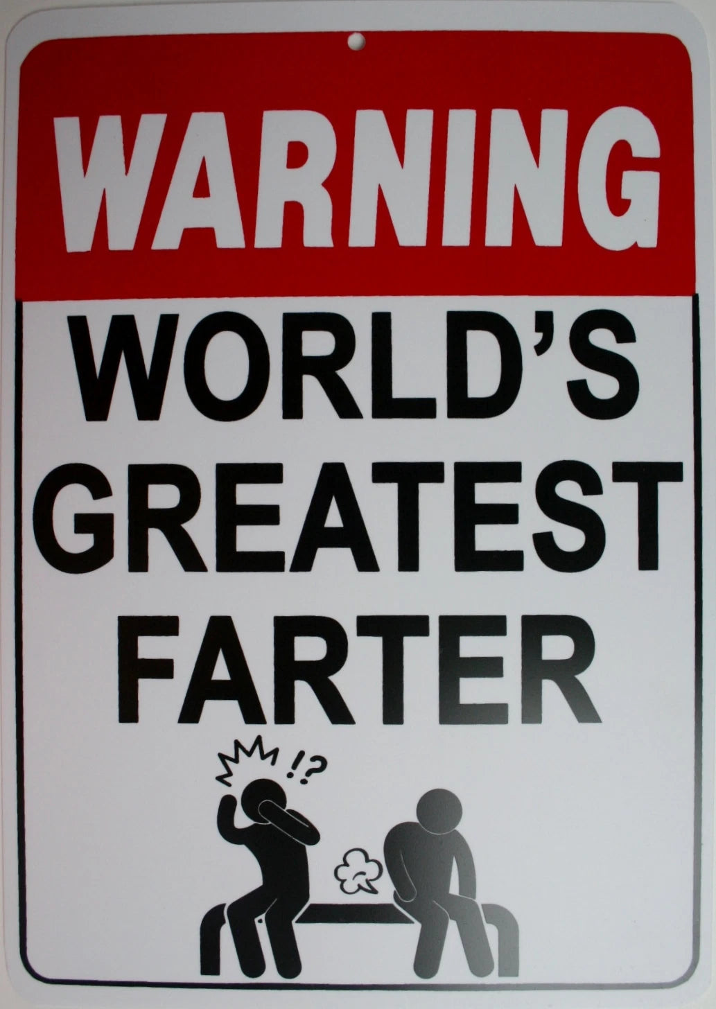 WARNING sign for man cave (Plastic)