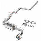 Racing Catback Exhaust + Silencer for Dodge Neon (2000–2005) - 4.75" Burnt Tip