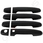 Set of 4 Door Handle Covers for Toyota Matrix (2003–2014) Carbon Fiber