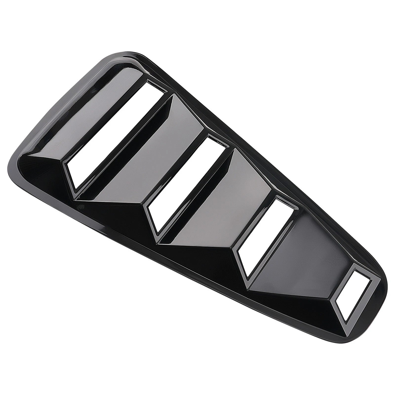 Quarter Panel Window Louvers for Ford Mustang (2005-2014) Gloss Black