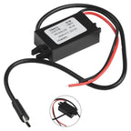 12V to 5V 3A Waterproof Type C USB DC Converter for RVs and GPS (2010–2023)