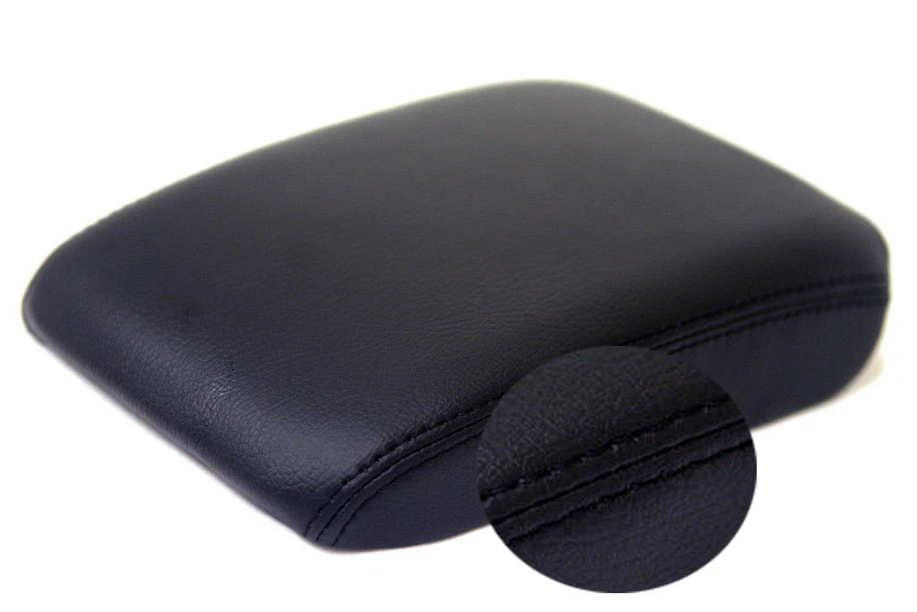 Center Console Lid Armrest Cover for VW EOS (2007–2015) Black Synthetic Leather