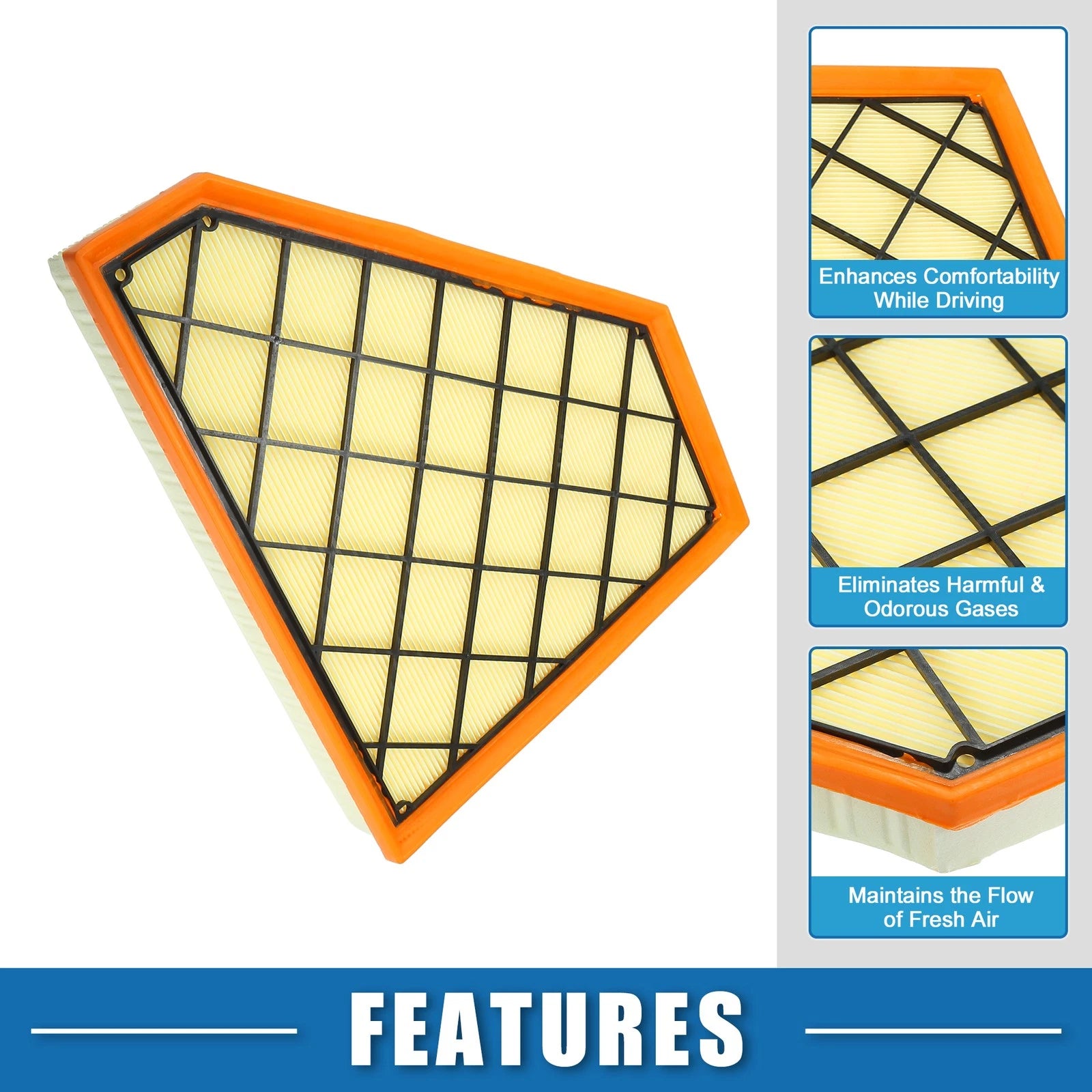 Engine Air Filter No. 20857930 for Cadillac ATS (2013–2019) & Chevy Camaro LS LT (2016)
