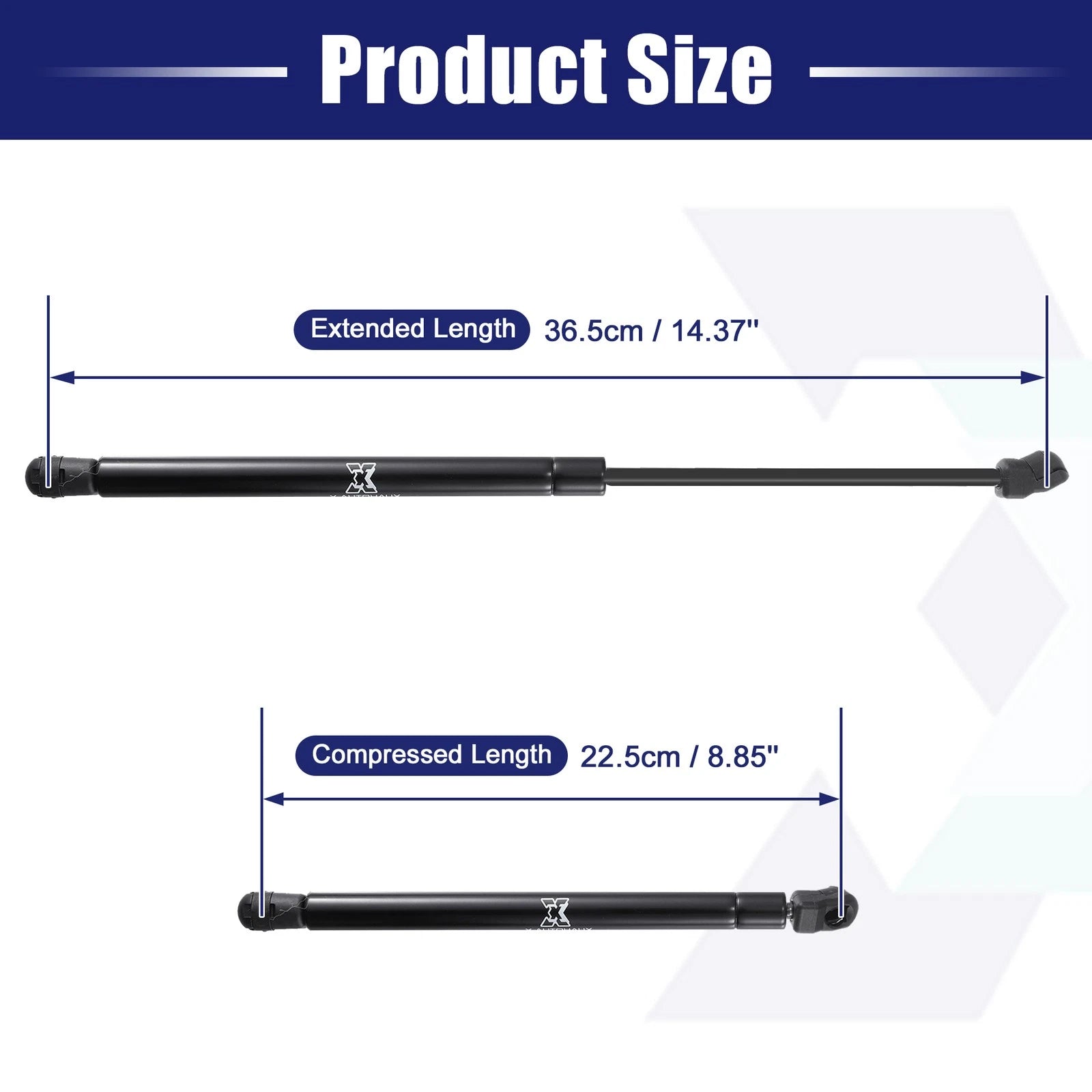 2X Front Hood Lift Support 81161-C1000 for Hyundai Sonata (2015–2017)
