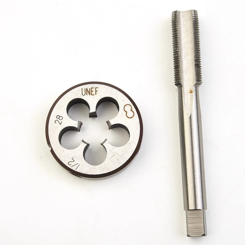 Set of 2 Tap Die Right Hand Thread 1/2"-28 for 9mm 223