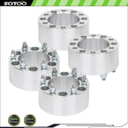 Set of 4 Wheel Spacers 6x5.5 3" for Toyota Tacoma Sequoia Chevy Colorado