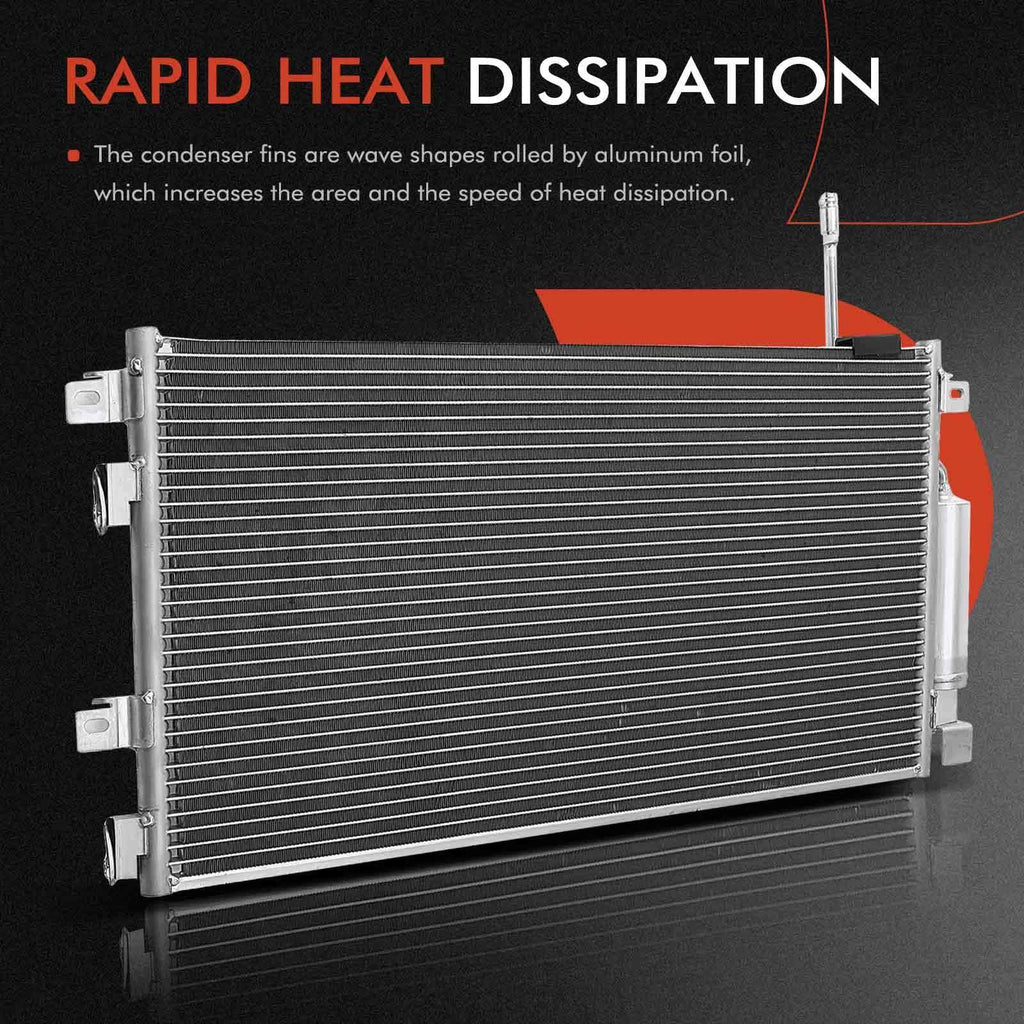 A/C Condenser with Receiver Drier & Bracket for Ford Focus (2000-2011)