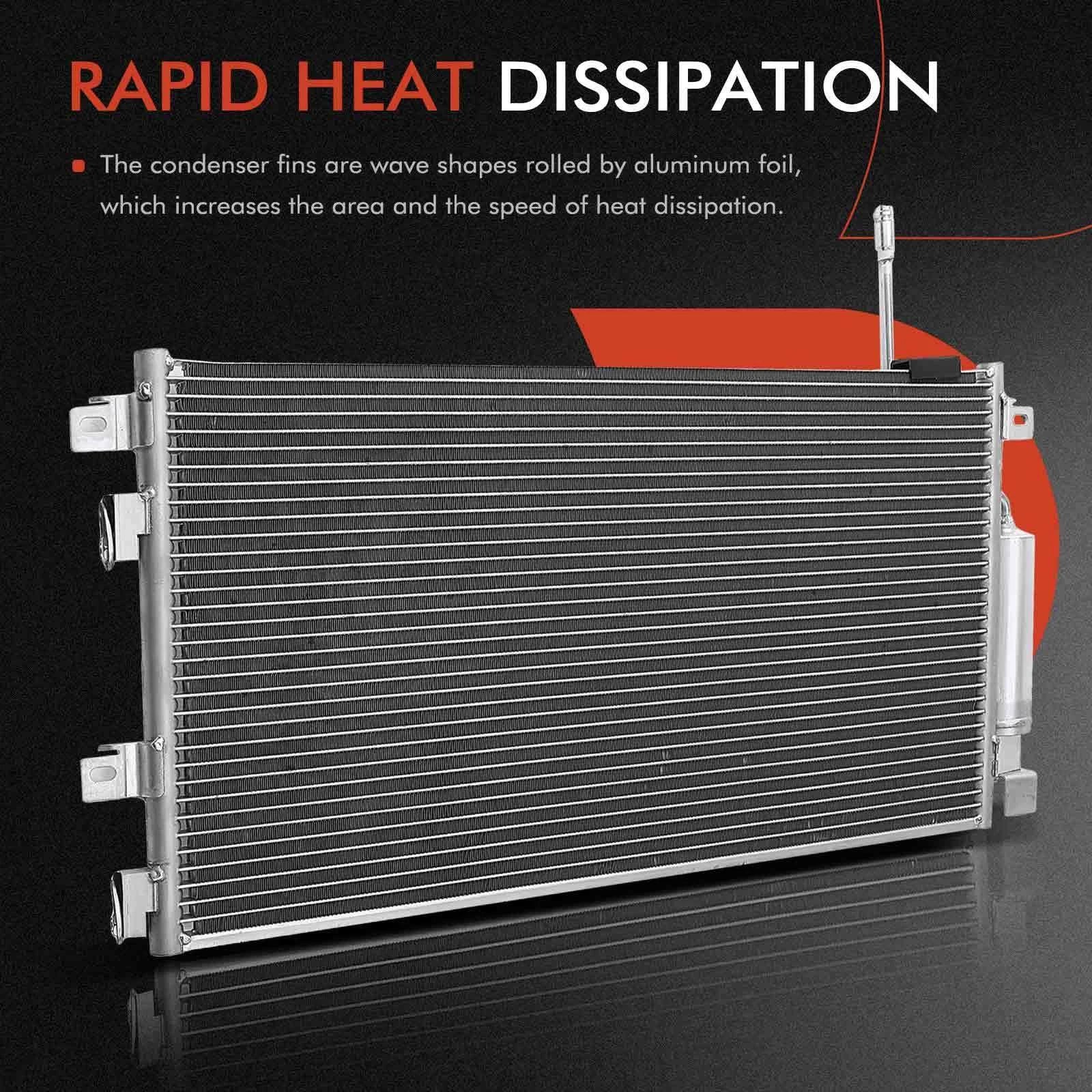 A/C Condenser with Receiver Drier & Bracket for Ford Focus (2000-2011)