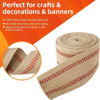 2 Pack Jute Webbing Tape 3.5" x 10 Yd for Upholstery