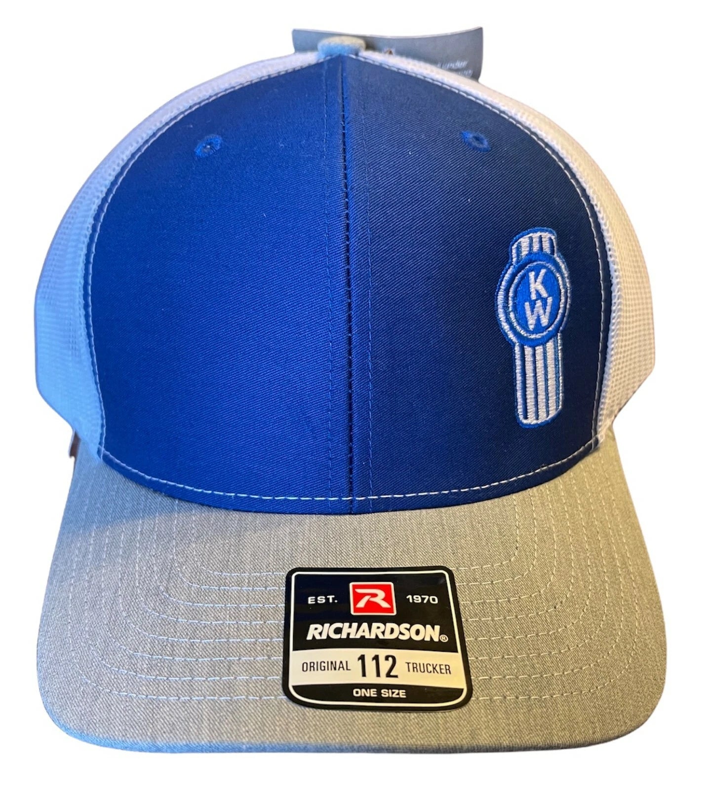 Tri-color Mesh Cap for Kenworth Motors Trucks Richardson 112