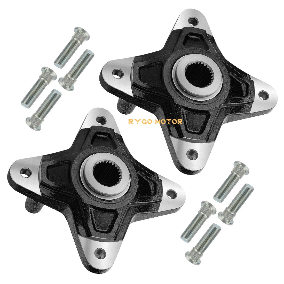2X Rear Wheel Hubs & Bolts for Polaris RZR XP 900 (2011–2013) 5137278