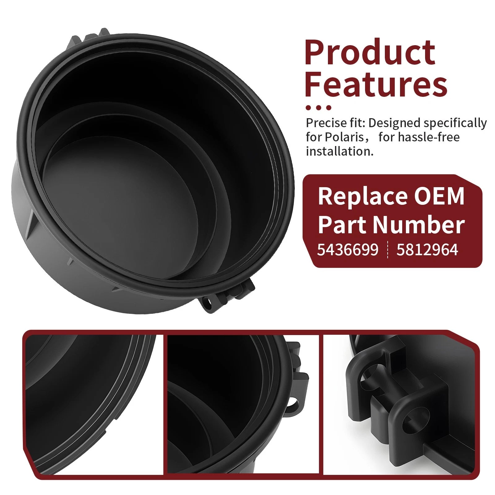 Air Box Cover & Seal for Polaris Ranger 400 4x4 (2010–2014) 5436699 5812964