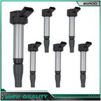 Set of 6 Ignition Coils for Toyota Tacoma V6 3.5L, 2.7L (2016–2020)