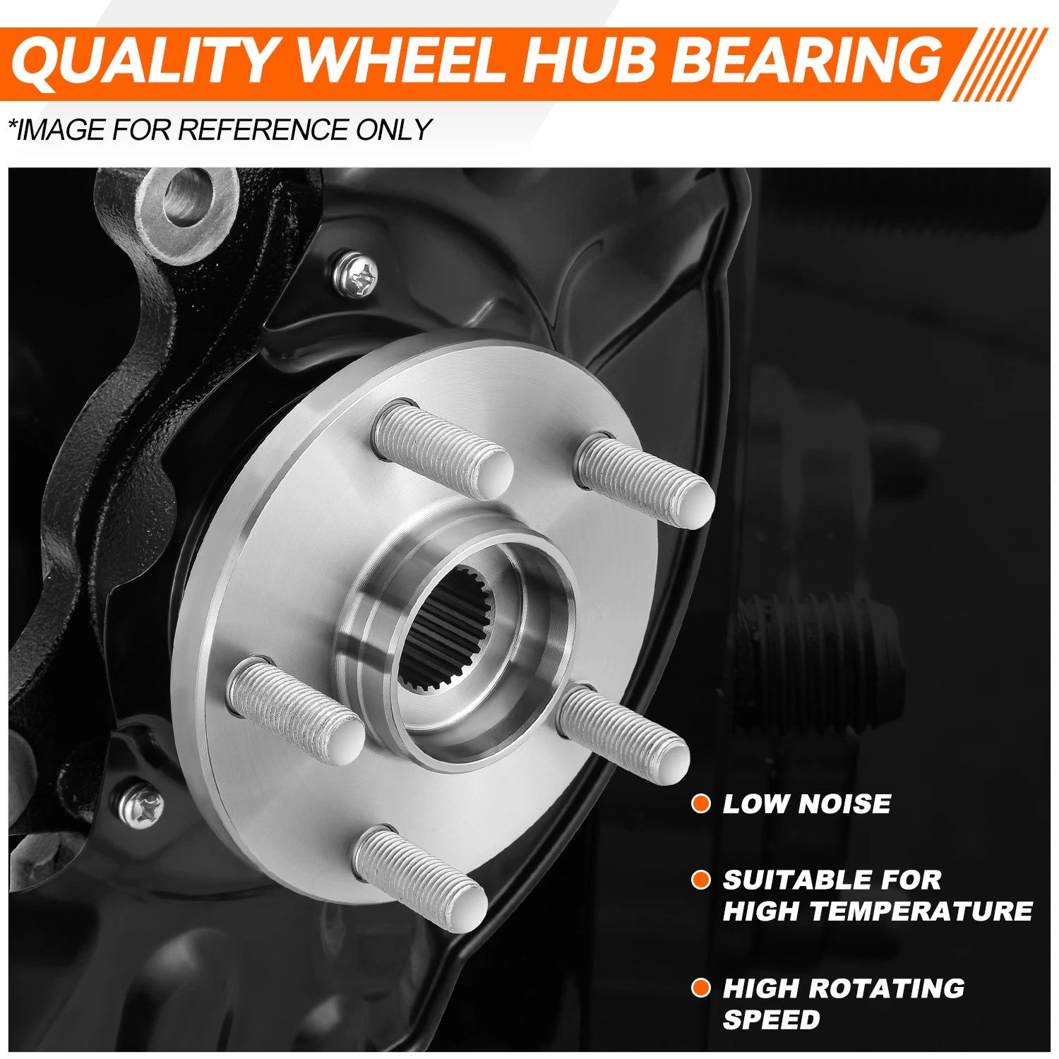 Front Right Loaded Wheel Bearing Hub Knuckle Assembly for Toyota Corolla (2003–2008)