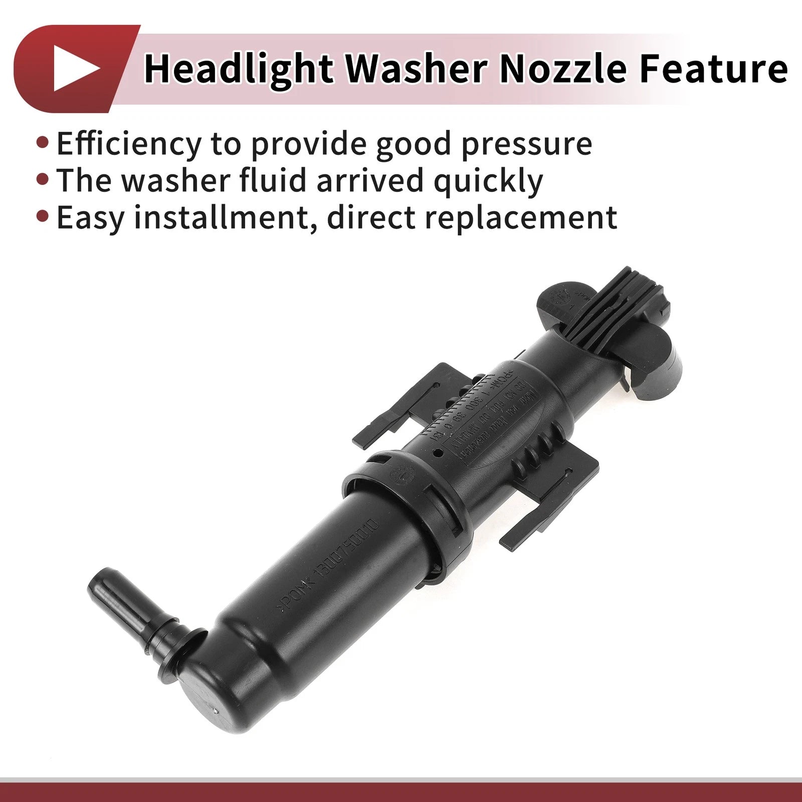 Front Driver Side Headlight Washer Nozzle for BMW Z4 (2009–2016) No. 61677206645