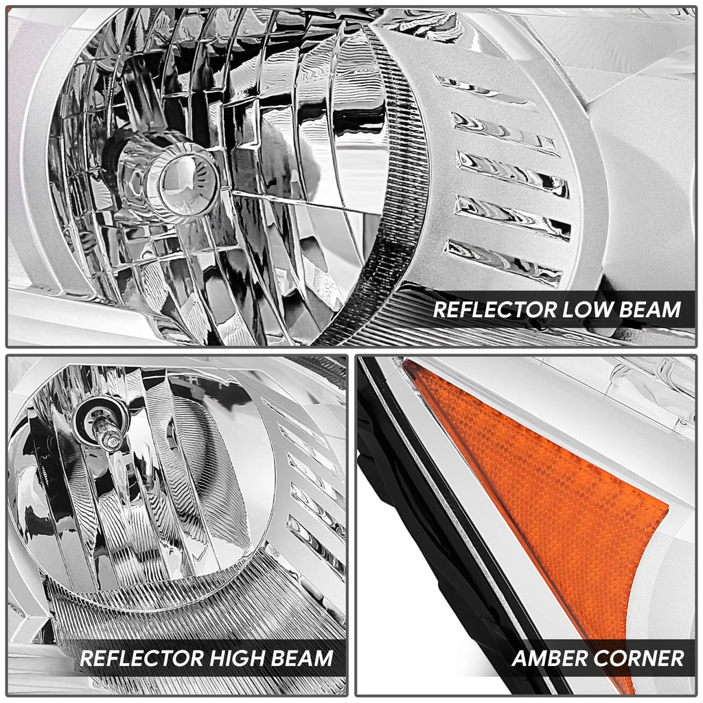 Right Side Chrome Housing Headlight Lamp for Chevrolet Traverse (2009–2012)