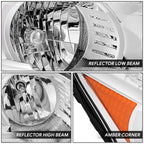 Right Side Chrome Housing Headlight Lamp for Chevrolet Traverse (2009–2012)