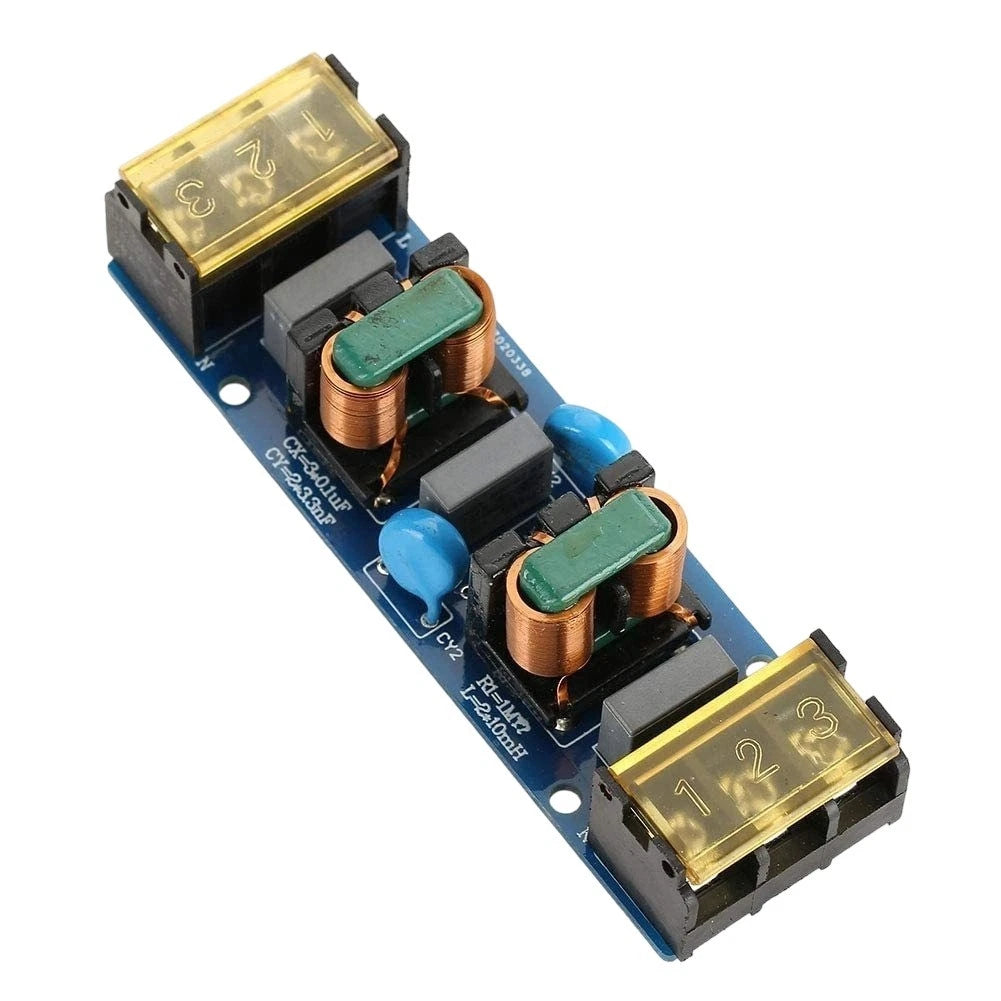 25A EMI Filter Module Board for Noise Suppression (Effective Low Pass Filter)