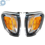 Set of 2 Side Marker Corner Parking Lights for Toyota Tacoma (2001–2004) Chrome