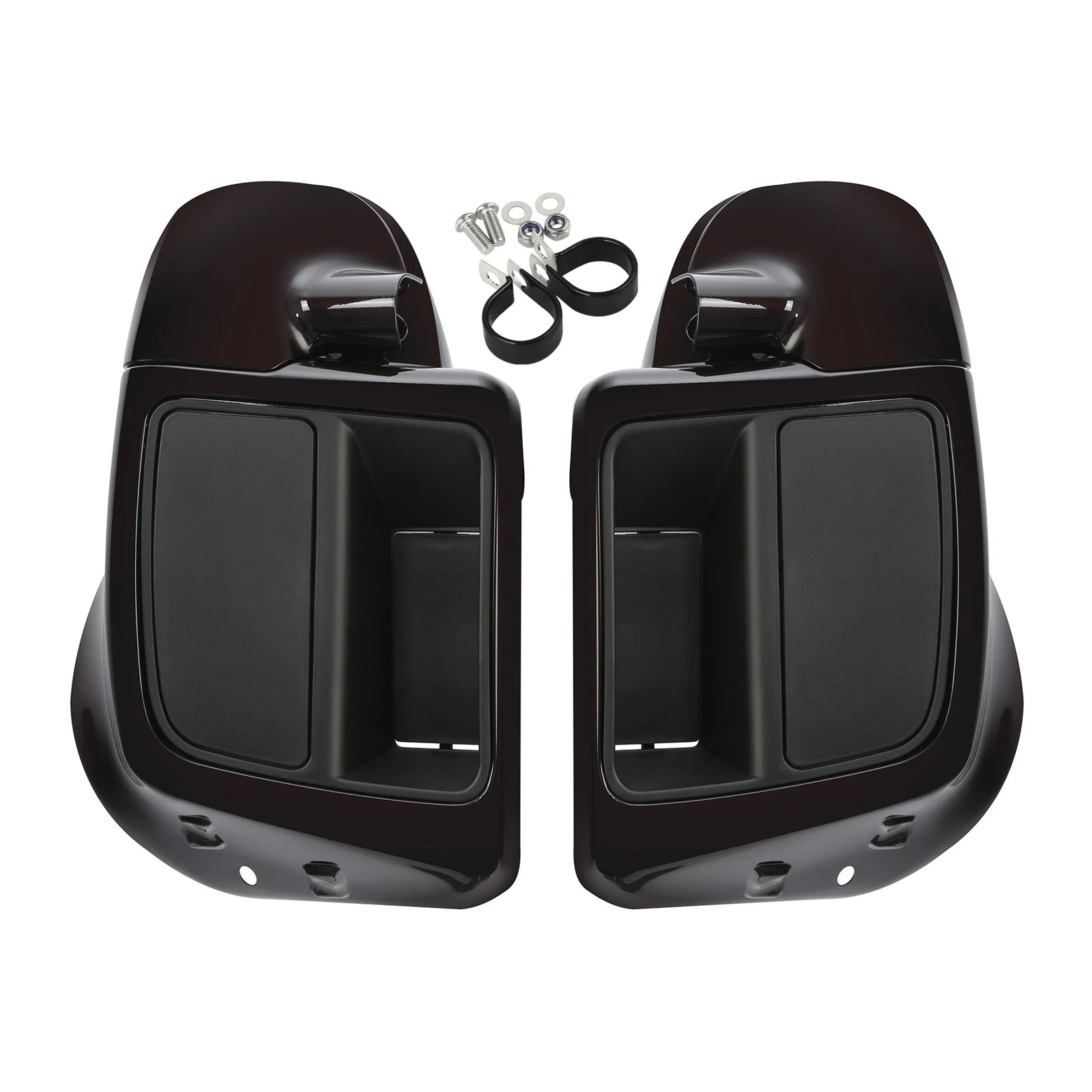 Vented Lower Leg Fairings for Harley Electra Glide (2014–2025) Black