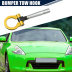 Tow Hook Screw for Nissan GTR (2009–2023) - Gold Tone Round Bumper Ring