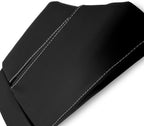 Leather Center Console Lid Armrest Cover for BMW E60 (2003–2010) - Black