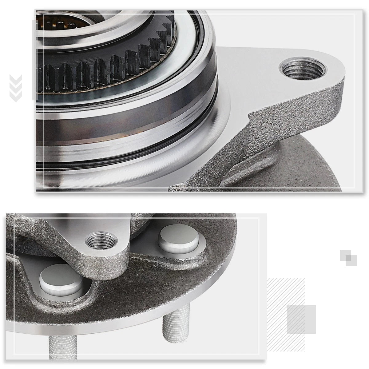 Wheel Hub Bearing Kit with ABS Sensor for Ford F150 4WD (2018–2020)