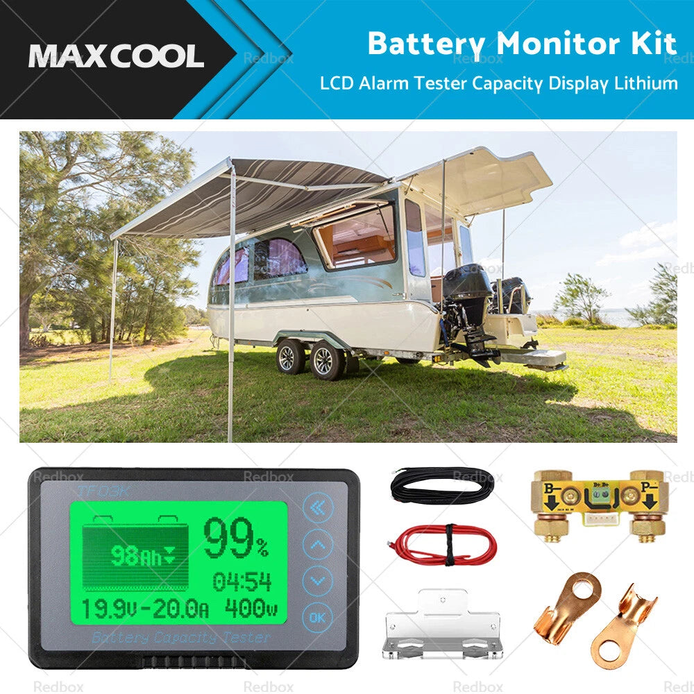350A LCD Battery Monitor for Caravan RV (2002–2019)