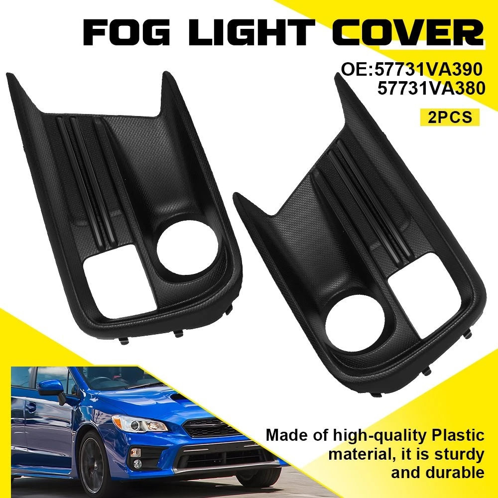 2X Fog Light Covers for Subaru WRX WRX STI (2018–2021) EXV