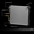 Aluminum Radiator for Kia Optima, Hyundai Sonata 2.0T (2011–2015) DPI 13189