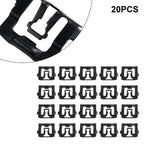 Set of 20 Windshield Trim Molding Clips for Ford (6493, C5ZZ6543413B)