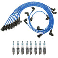 NGK 7mm Wire Set & Denso Iridium Spark Plug Kit for Bel Air C10 C15 C20 G10 (1953–1987)