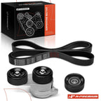 3X Serpentine Belt Drive Component Kit for Honda Odyssey (2011–2017)