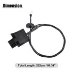 Hood Latch Release Cable for Ford F-150 (1987–1991) No.E7TZ16916A