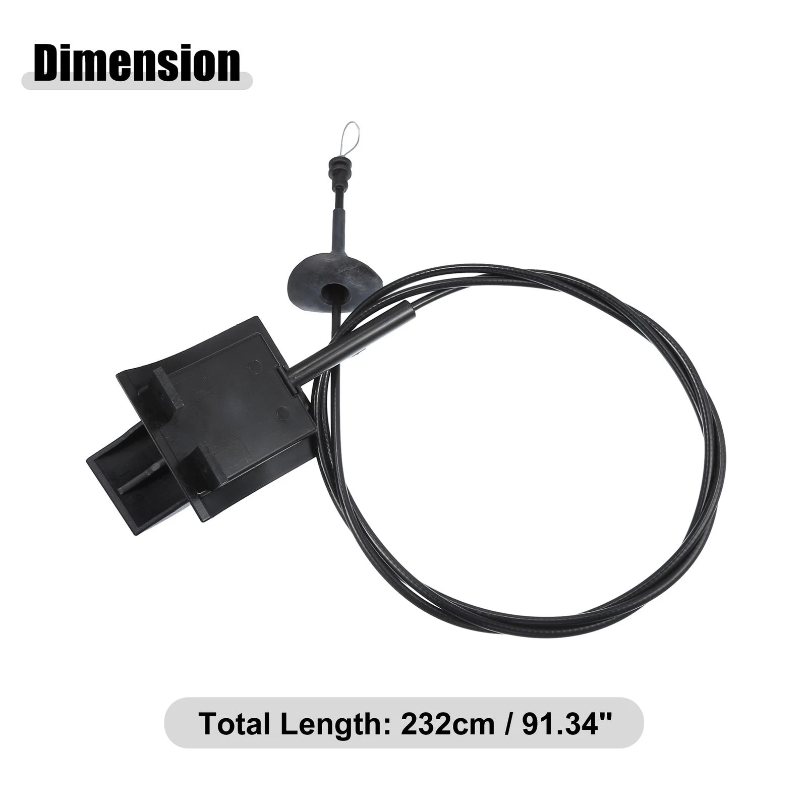 Hood Latch Release Cable for Ford F-150 (1987–1991) No.E7TZ16916A