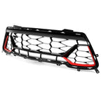 Front Lower Bumper Grille for Chevrolet Camaro SS (2016–2018) Gloss Black Red
