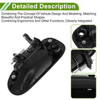 Exterior Door Handle for Honda Civic (1996–2000) Front Right Black Plastic