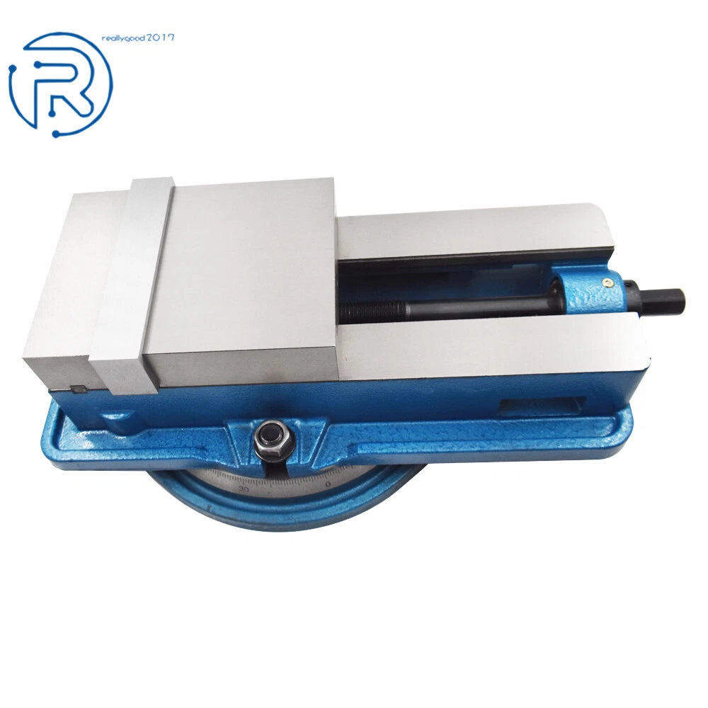 Lockdown CNC Milling Machine Bench Vise 6" × 7.5" with 360° Swivel Base