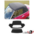 Soft Top for Alfa Romeo Spider (1971–1994) Black Vinyl with Plastic Window