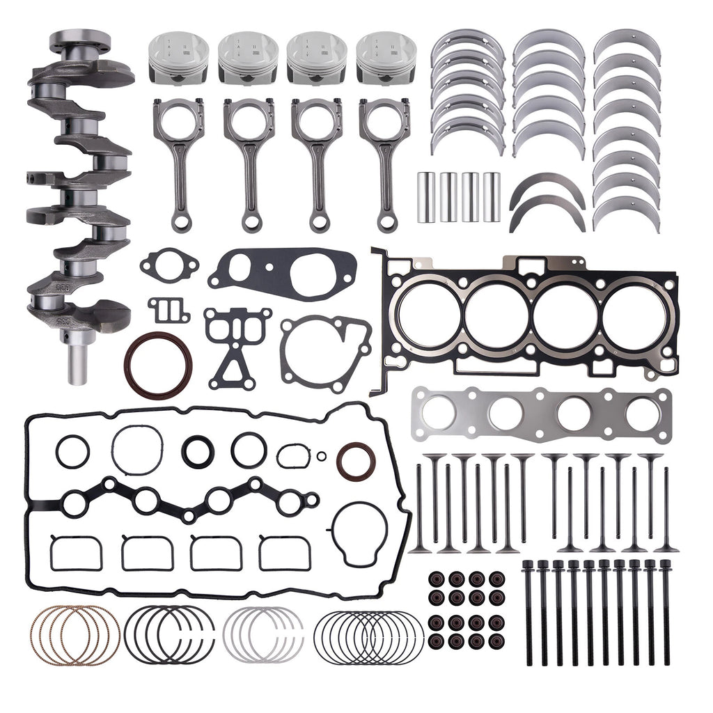 G4KD 2.0L Engine Overhaul Rebuild Kit - Crankshaft Rods Piston For Hyundai Kia