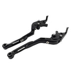 Extendable Brake Clutch Levers for BMW F650GS (2002-2007) Black