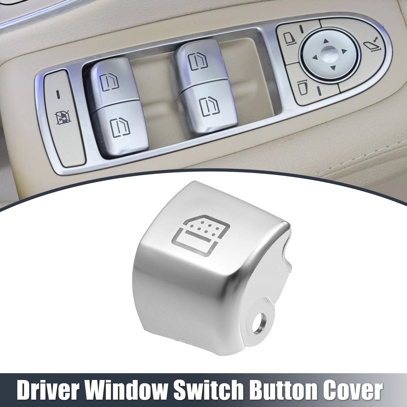 Rear Right Window Glass Lift Switch Button Cover for Mercedes Benz S320 S350 (1999–2006)