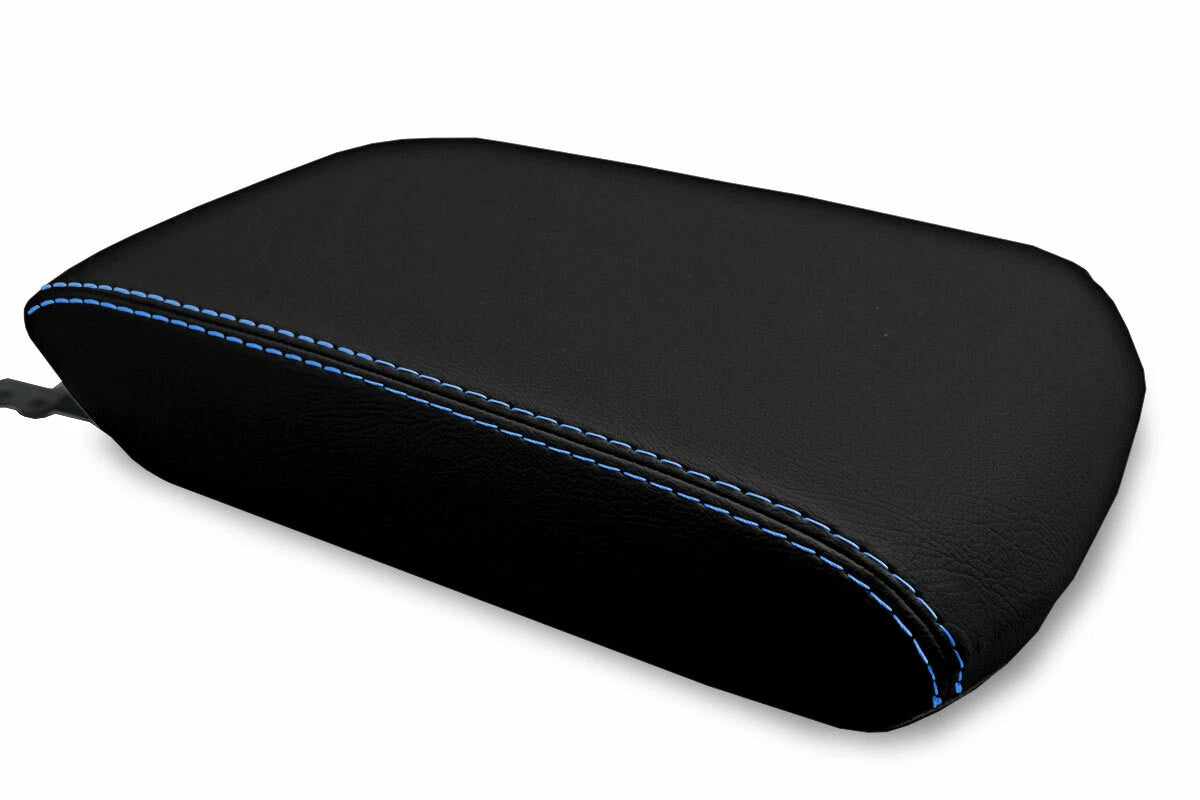 Console Lid Pull Over Cover for Toyota 4Runner (2010–2019) Blue Stitch