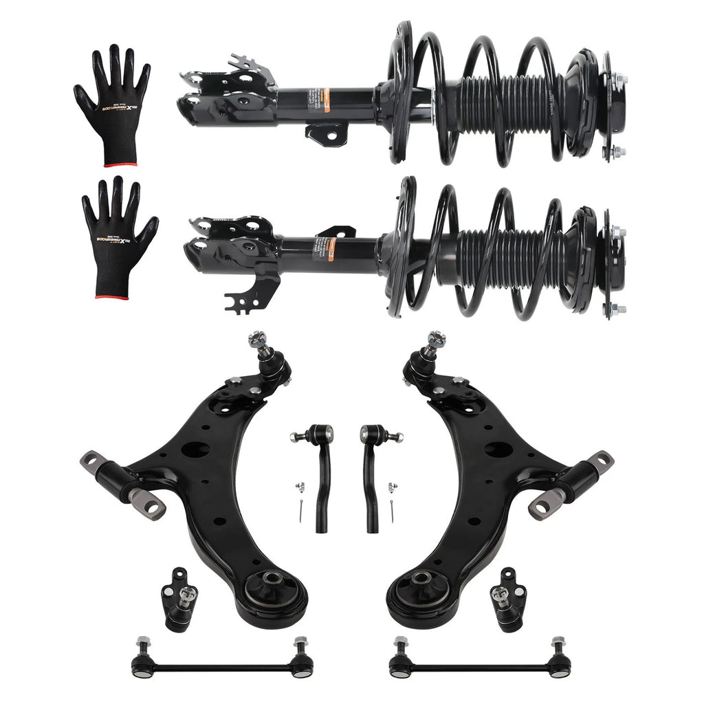 Front Complete Struts & Lower Control Arm for Toyota Camry (2012–2017)