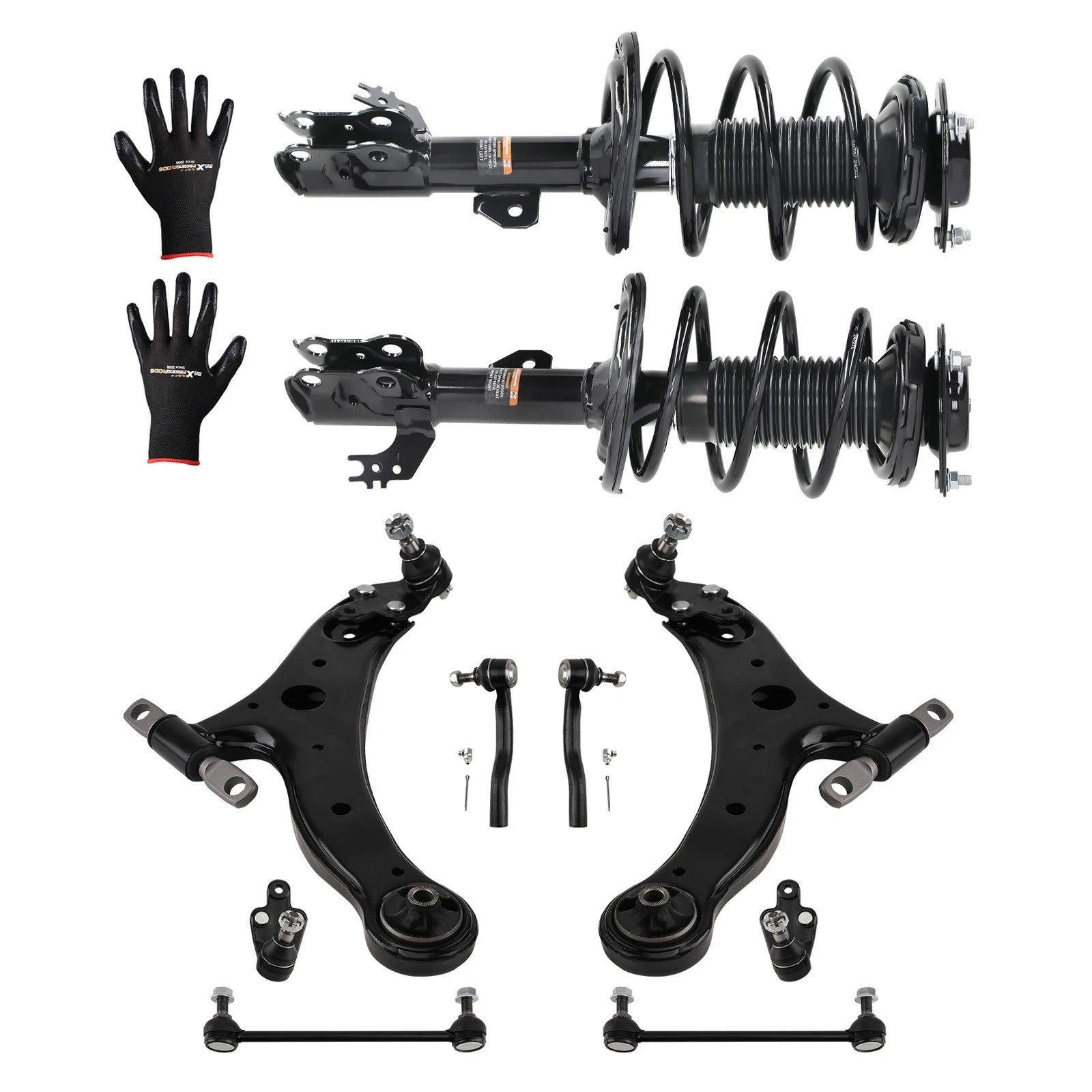 Front Complete Struts & Lower Control Arm for Toyota Camry (2012–2017)